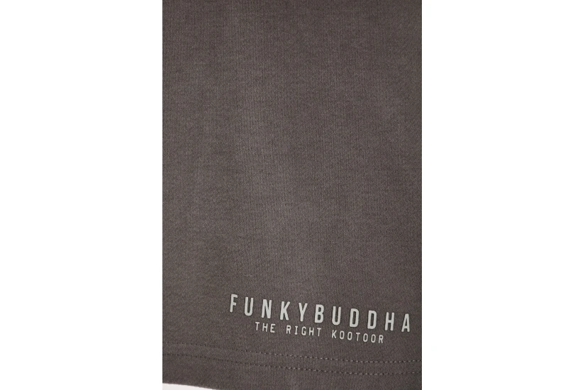 Funky Buddha Ανδρική Αθλητική Βερμούδα Καφέ