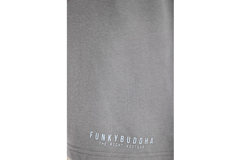 Funky Buddha Ανδρική Αθλητική Βερμούδα Γκρι
