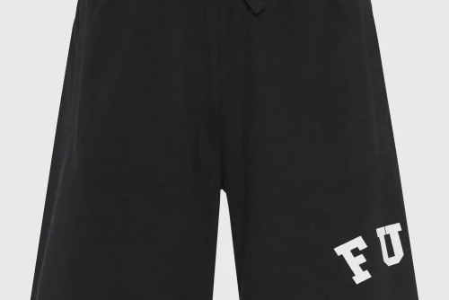 Funky Buddha Printed Logo Βερμούδα Αθλητική Ανδρική (FBM013-051-03-BLACK)