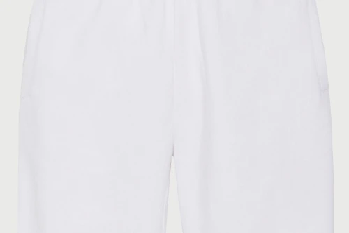Funky Buddha Printed Logo Βερμούδα Αθλητική Ανδρική (FBM013-051-03-WHITE)