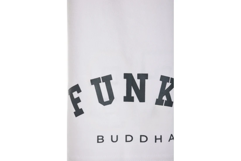 Funky Buddha Ανδρική Αθλητική Βερμούδα Λευκή