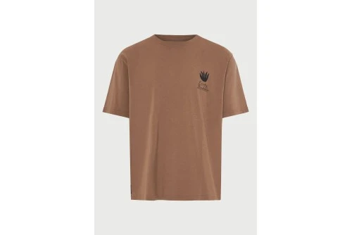 Funky Buddha Graphic Print T-Shirt Ανδρικό (FBM013-052-04-CIGAR)