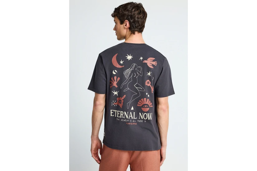 Funky Buddha Ανδρικό Κοντομάνικο T-Shirt Ανθρακί