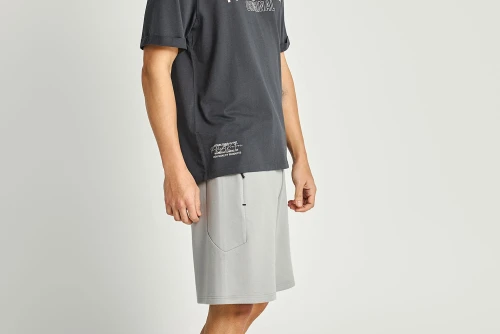 Funky Buddha Βερμούδα Αθλητική Ανδρική (FBM013-055-03-GREY)