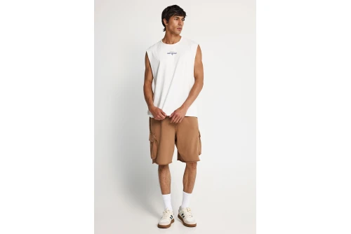 Funky Buddha Ανδρικό  Βερμούδα Φούτερ (FBM013-059-03-TOBACCO-BROWN)