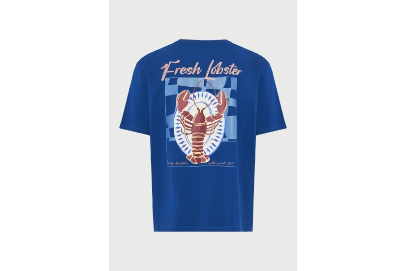 Funky Buddha Ανδρικό Κοντομάνικο T-Shirt Μπλε