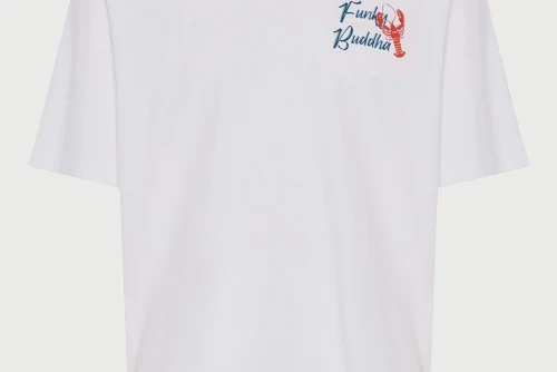 Funky Buddha Relaxed T-Shirt Ανδρικό (FBM013-066-04-WHITE)