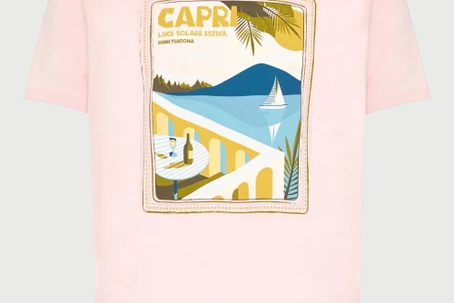 Funky Buddha Print T-Shirt Ανδρικό (FBM013-069-04-ROSE-WATER)