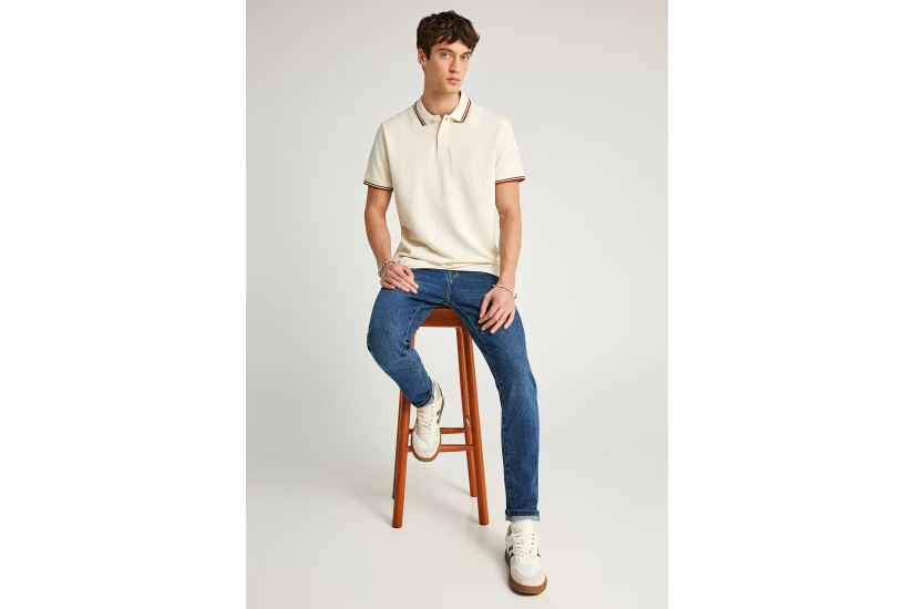 Funky Buddha Slim Tapered Fit Ανδρικό Παντελόνι Τζιν Μπλε Σκούρο