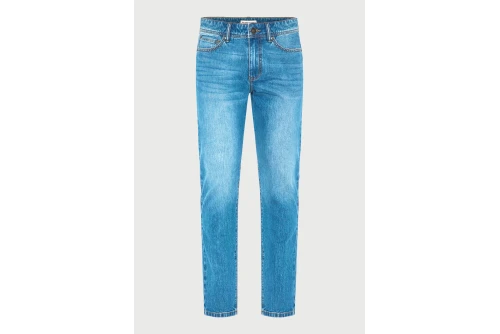 Funky Buddha Slim Tapered Παντελόνι Τζιν Ανδρικό (FBM013-071-02-MD-BLUE)