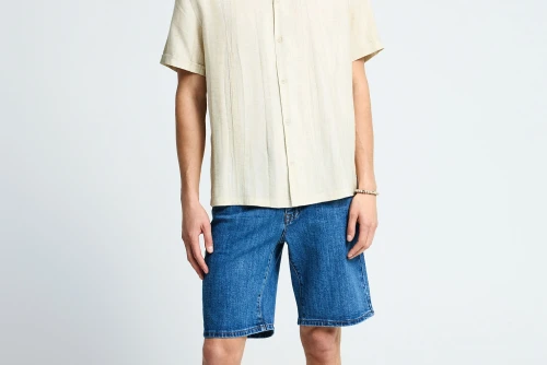 Funky Buddha The Εssentials Βερμούδα Τζιν Ανδρική (FBM013-073-03-MD-BLUE)
