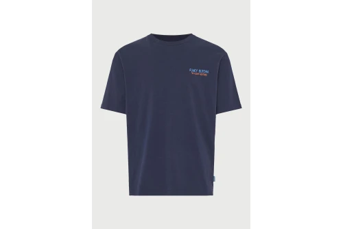 Funky Buddha Print On The Back T-Shirt Ανδρικό (FBM013-074-04-NAVY)