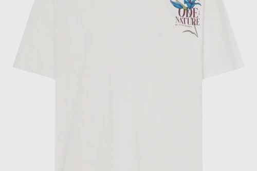 Funky Buddha Print On The Back T-Shirt Ανδρικό (FBM013-078-04-OFF-WHITE)