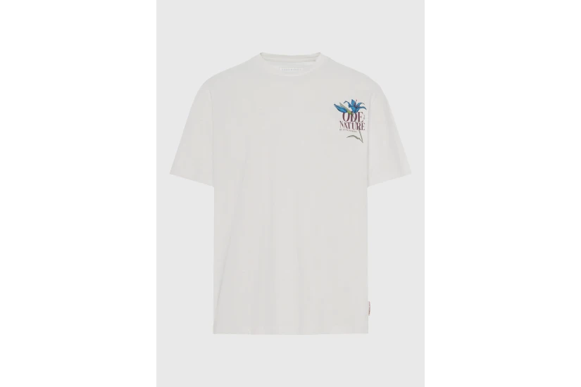 Funky Buddha Ανδρικό Κοντομάνικο T-Shirt Εκρού