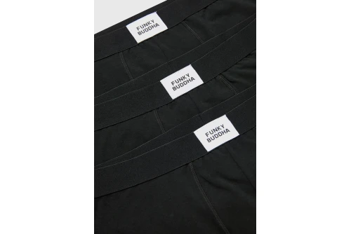 Funky Buddha Εσώρουχο Boxer 3-Τεμάχια (FBM013-080-10-BLACK)