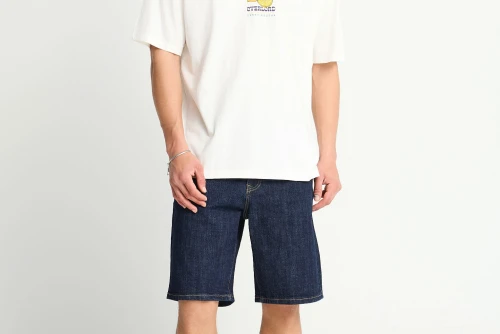 Funky Buddha Print On The Back T-Shirt Ανδρικό (FBM013-081-04-OFF-WHITE)