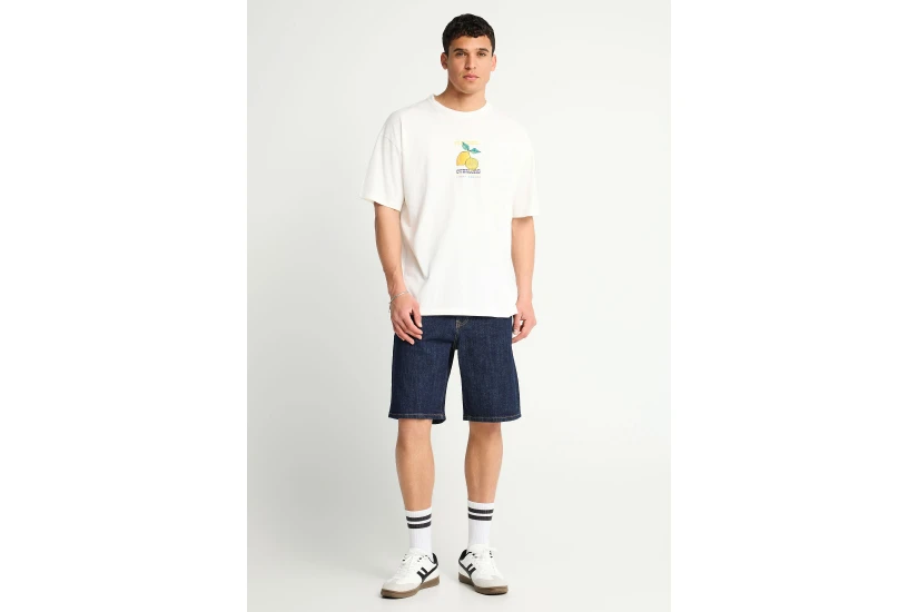 Funky Buddha Ανδρικό Κοντομάνικο T-Shirt Λευκό