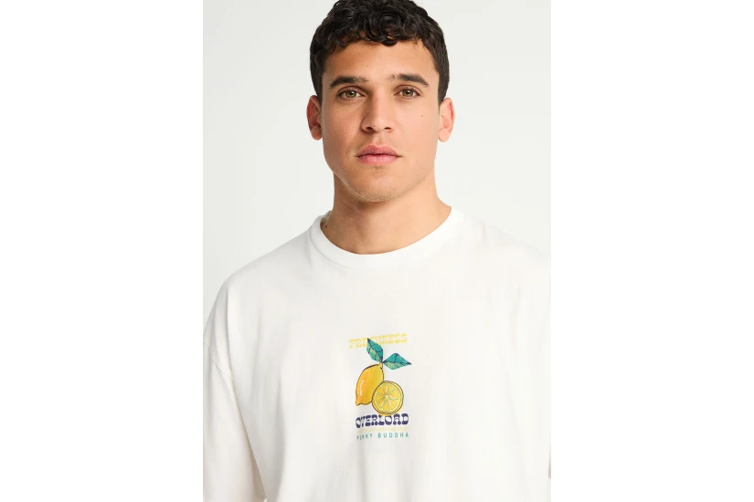 Funky Buddha Ανδρικό Κοντομάνικο T-Shirt Λευκό