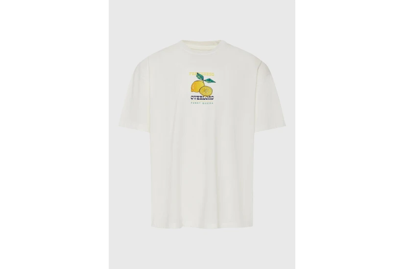 Funky Buddha Ανδρικό Κοντομάνικο T-Shirt Λευκό