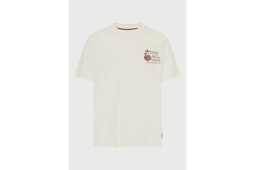 Funky Buddha Ανδρικό Κοντομάνικο T-Shirt Λευκό