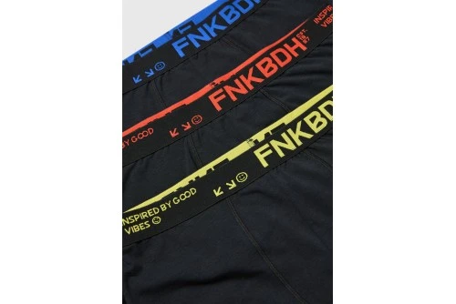 Funky Buddha Εσώρουχο Boxer 3-Τεμάχια (FBM013-085-10-BLACK)
