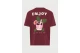 Funky Buddha Ανδρικό Κοντομάνικο T-Shirt Μπορντό