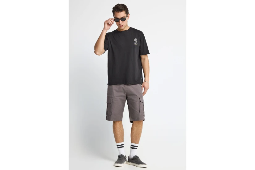 Funky Buddha Ανδρικό Κοντομάνικο T-Shirt Μαύρο, Διάφορα Χρώματα