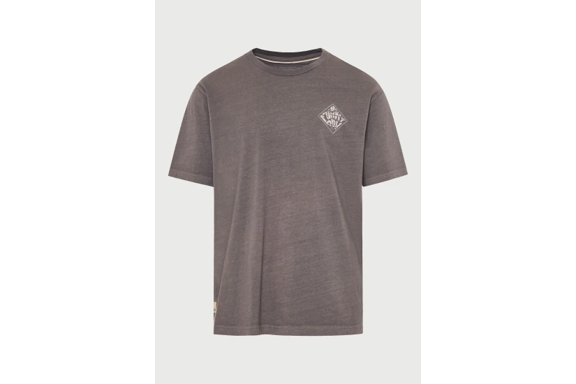 Funky Buddha Ανδρικό Κοντομάνικο T-Shirt Καφέ