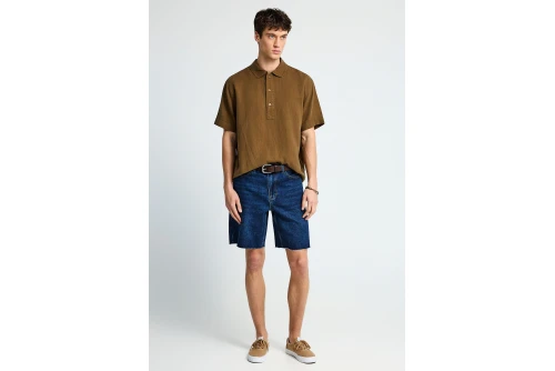 Funky Buddha Βερμούδα Τζιν Ανδρική (FBM013-093-03-DK-BLUE)