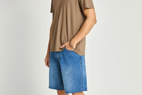 Funky Buddha Βερμούδα Τζιν Ανδρική (FBM013-093-03-MD-BLUE)