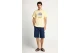 Funky Buddha Ανδρικό Κοντομάνικο T-Shirt Κίτρινο