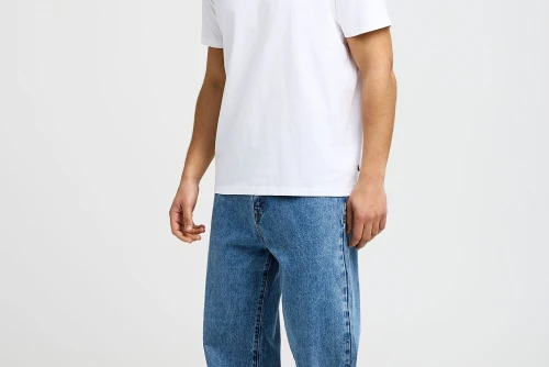 Funky Buddha Ανδρικό Τζιν Παντελόνι Baggy (FBM013-095-02-MD-BLUE)