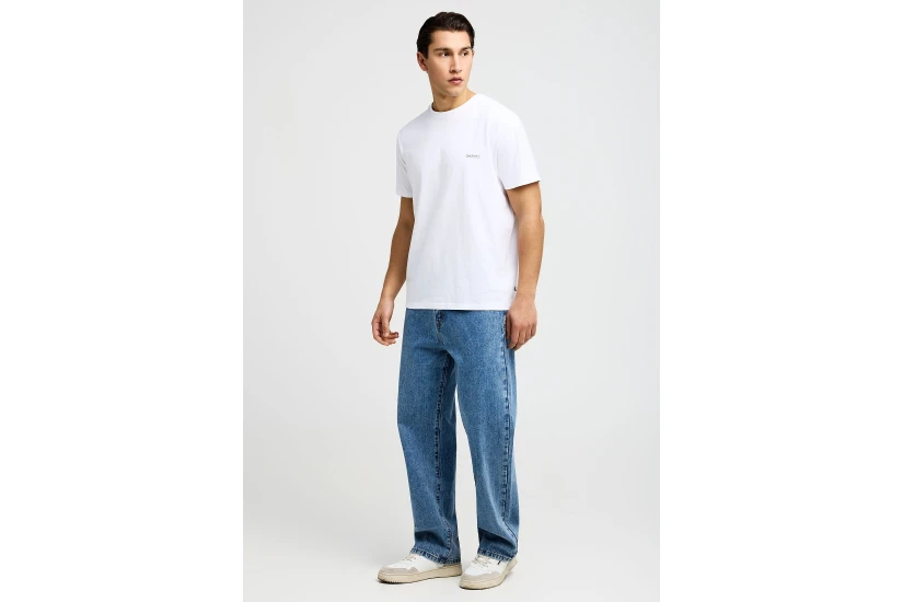 Funky Buddha Ανδρικό Baggy Παντελόνι Τζιν Μπλε