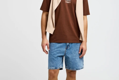 Funky Buddha Βερμούδα Τζιν Ανδρική (FBM013-095-03-MD-BLUE)