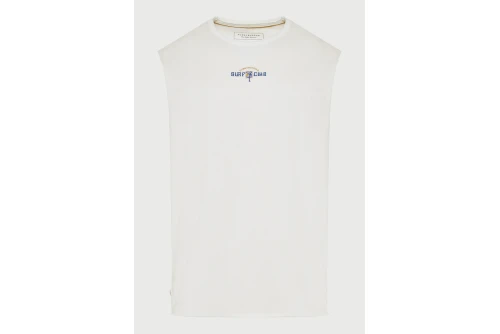 Funky Buddha Ανδρική Μπλούζα Χωρίς Μανίκι (FBM013-098-04-OFF-WHITE)