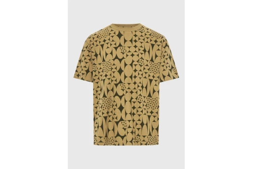 Funky Buddha Relaxed Fit With Pattern T-Shirt Ανδρικό (FBM013-301-04-GREEN-MOSS)