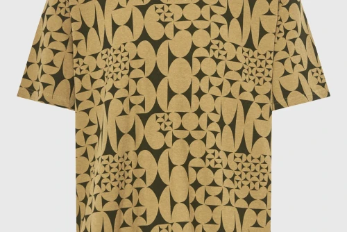 Funky Buddha Relaxed Fit With Pattern T-Shirt Ανδρικό (FBM013-301-04-GREEN-MOSS)