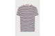 Funky Buddha Ανδρικό Κοντομάνικο Ριγέ T-Shirt Ροζ