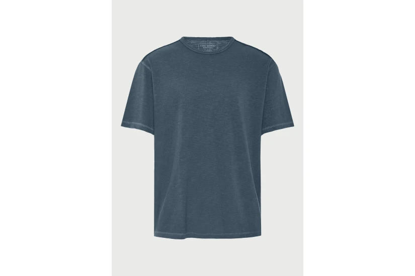 Funky Buddha The Essentials Ανδρικό Κοντομάνικο T-Shirt Γκρι Σκούρο