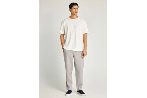 Funky Buddha The Essentials Relaxed Fit T-Shirt Ανδρικό (FBM013-309-04-OFF-WHITE)