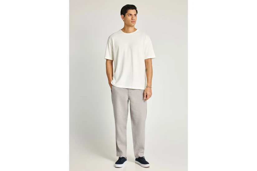 Funky Buddha The Essentials Ανδρικό Κοντομάνικο T-Shirt Εκρού