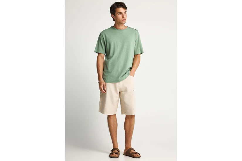 Funky Buddha The Essentials Ανδρικό Κοντομάνικο T-Shirt Πράσινο