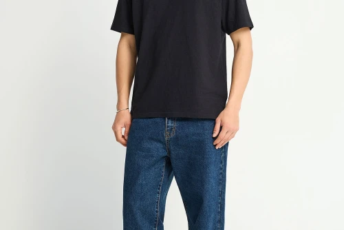 Funky Buddha Ανδρική Μπλούζα Κοντό Μανίκι Basic (FBM013-310-04-BLACK)