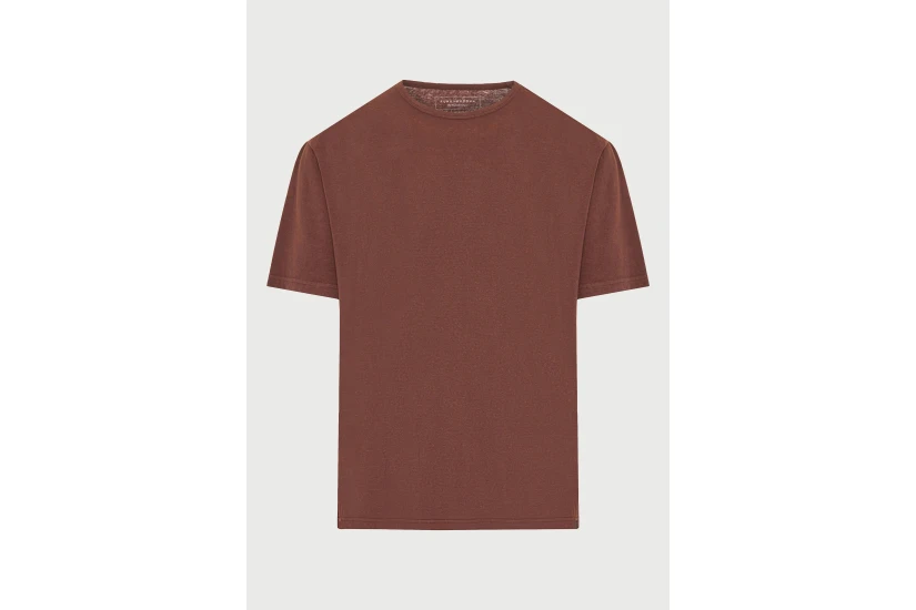 Funky Buddha Ανδρικό Κοντομάνικο T-Shirt Καφέ