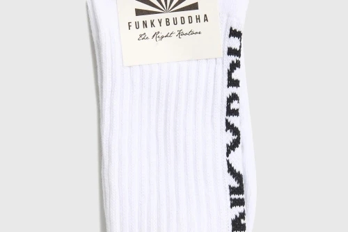 Funky Buddha Ανδρικές Κάλτσες (FBM013-315-10-OFF-WHITE)