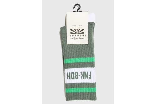 Funky Buddha Κάλτσες Ψηλές 1 Ζευγάρι (FBM013-316-10-BISTROT-GREEN)