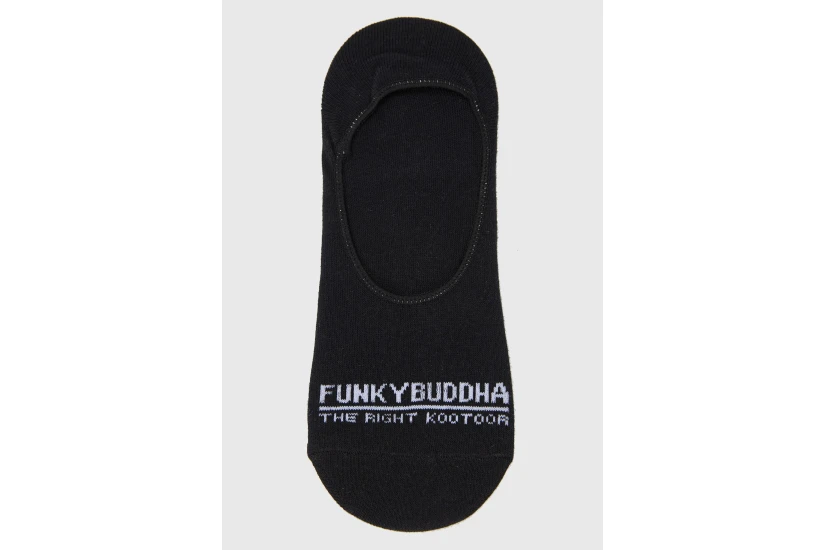 Funky Buddha Ανδρικές Κοντές Κάλτσες Μαύρες 1 Ζευγάρι
