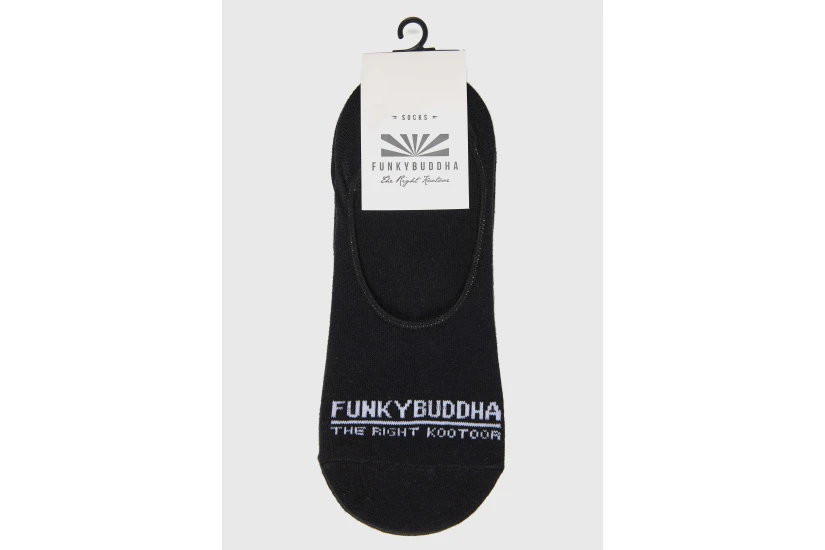 Funky Buddha Ανδρικές Κοντές Κάλτσες Μαύρες 1 Ζευγάρι
