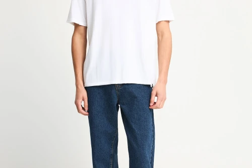 Funky Buddha Ανδρική Μπλούζα Κοντό Μανίκι Basic (FBM013-348-04-WHITE)