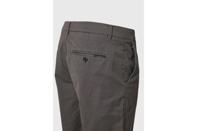 Funky Buddha Ανδρικό Παντελόνι Chino Γκρι Σκούρο